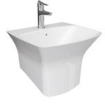 روشویی دیواری چینی کرد مدل آرتا