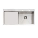 سینک ظرفشویی زیر صفحه‌ای (باکس) ایلیااستیل مدل ۶۰۳۱