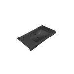 روشویی روکابینتی مروارید مدل ویستا 70 - مشکی-مات-و-براق, درجه1