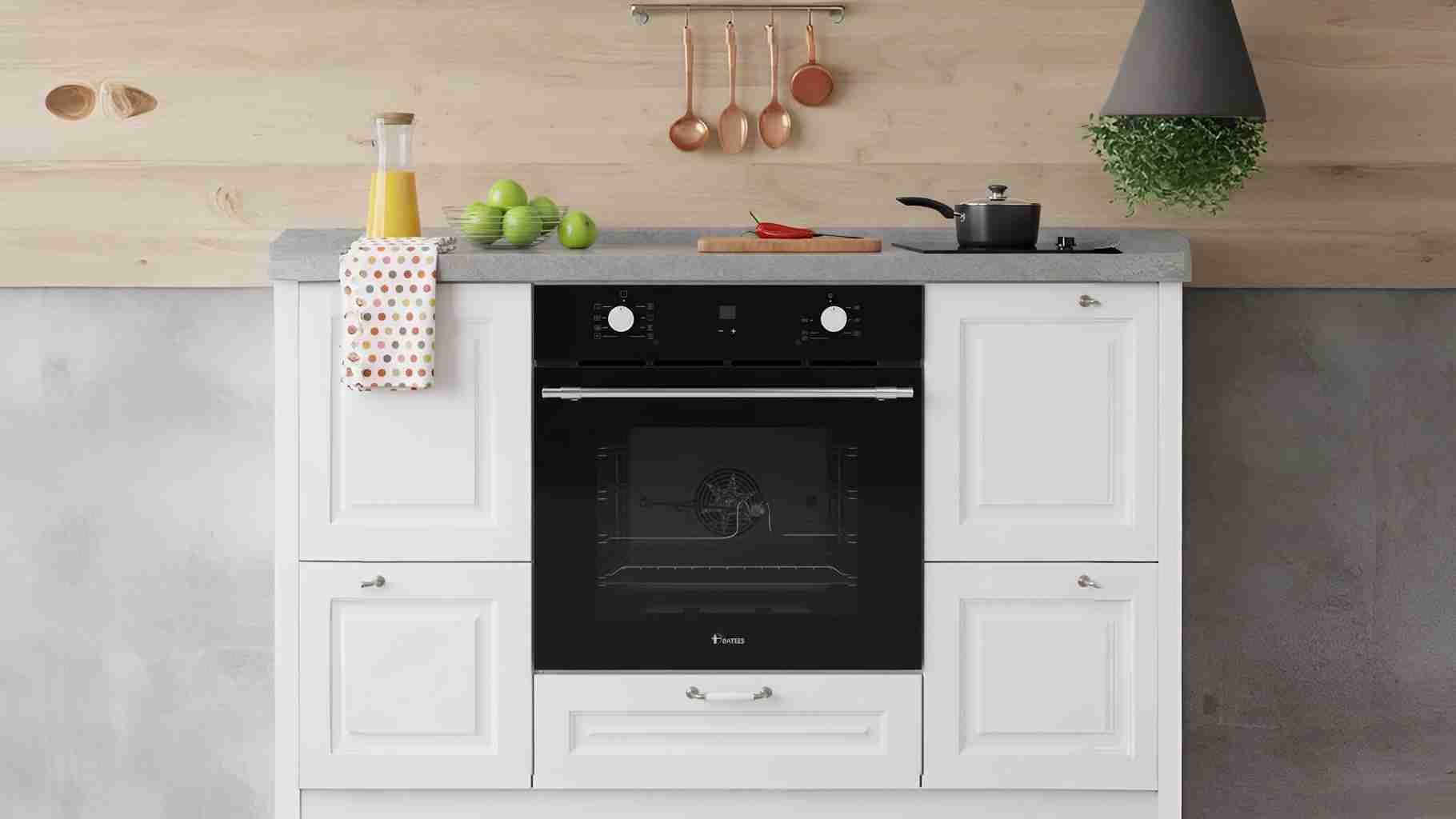 فر برقی توکار داتیس مدل DF-683 با نمای شیشه مشکی