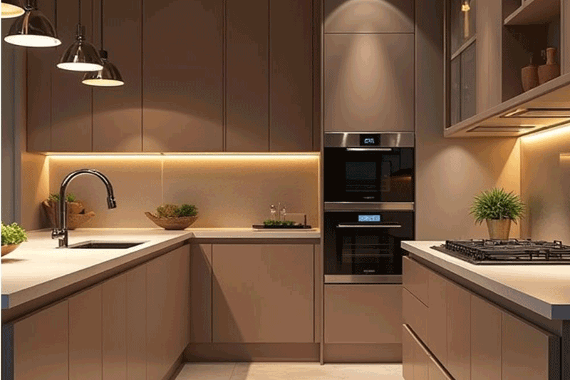 4 فر آشپزخانه پرفروش 21 modern kitchen with oven