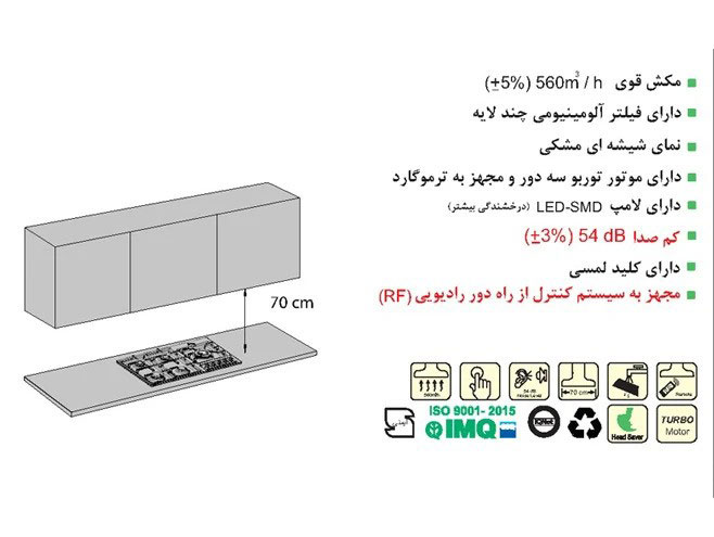 هود مخفی اخوان مدل H218