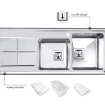 سینک ظرفشویی باکسی اخوان کد 300S