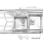 سینک ظرفشویی باکسی اخوان کد 303S