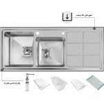 سینک ظرفشویی باکسی اخوان کد 304