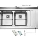 سینک ظرفشویی باکسی اخوان کد 509