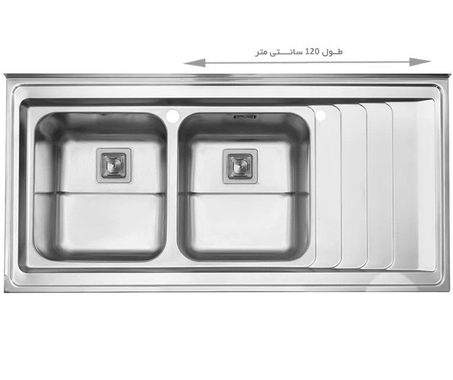 سینک ظرفشویی باکسی اخوان کد 509S