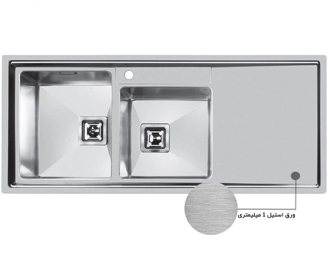 سینک ظرفشویی باکسی اخوان کد 600S