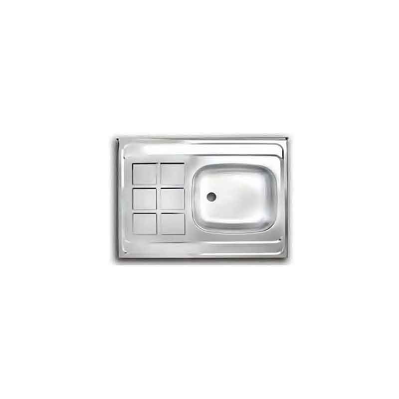 سینک ظرفشویی معمولی اخوان کد 6Cr سایز 6080