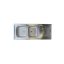 سینک ظرفشویی معمولی دو لگن اخوان کد 6Cr سایز 50120