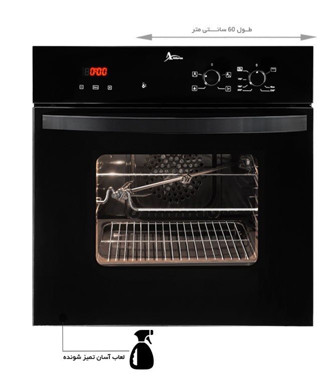 فر توکار گازی و برقی اخوان کد F23