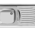 سینک ظرفشویی روکار اخوان کد 123