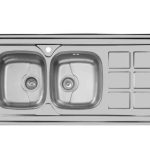 سینک ظرفشویی روکار اخوان کد 166SP