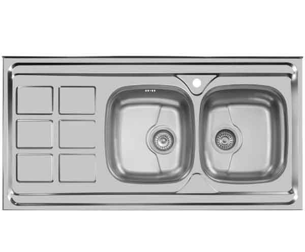 سینک ظرفشویی روکار اخوان کد 166SP