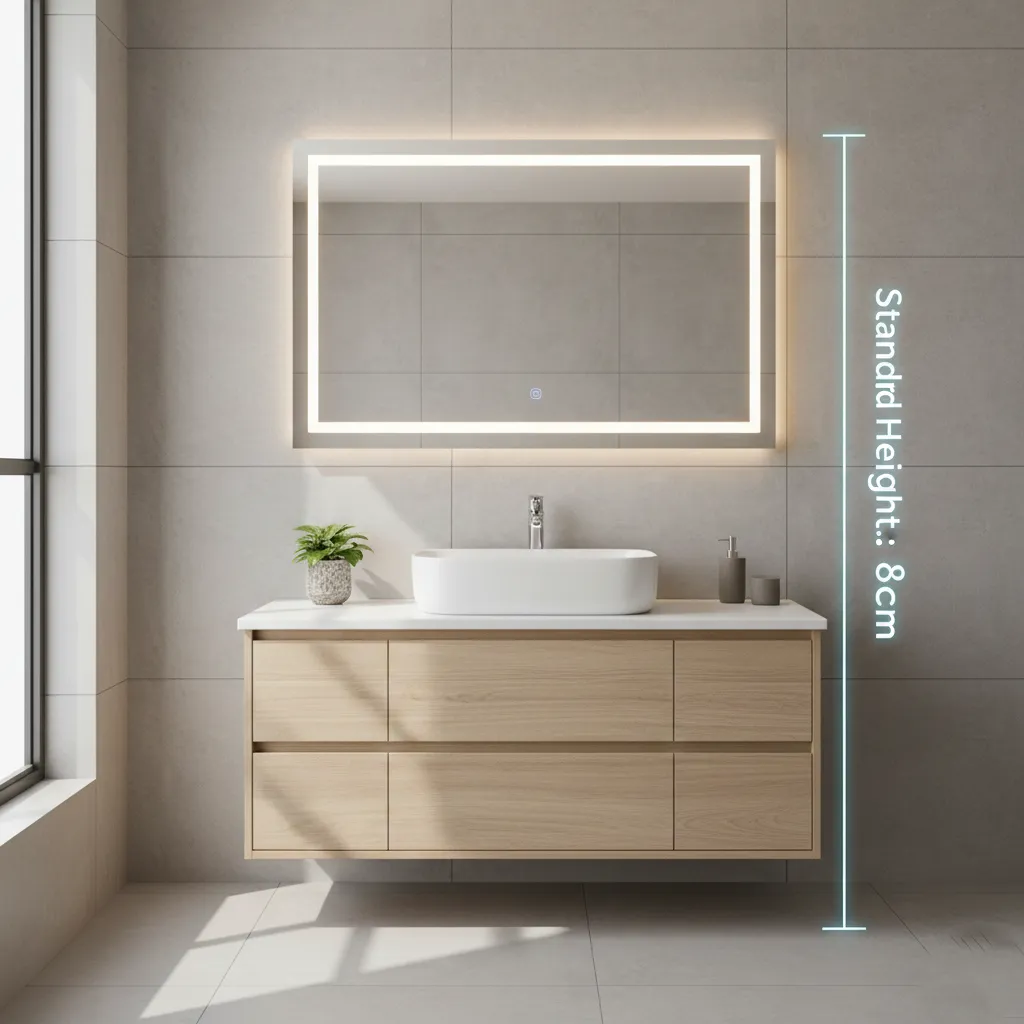 راهنمای کامل ارتفاع استاندارد روشویی کابینتی 22 روشویی کابینتی بزرگسالان