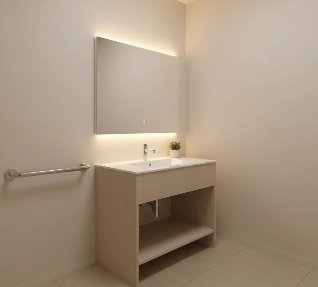 راهنمای کامل ارتفاع استاندارد روشویی کابینتی 24 روشویی کابینتی برای افراد سالمند