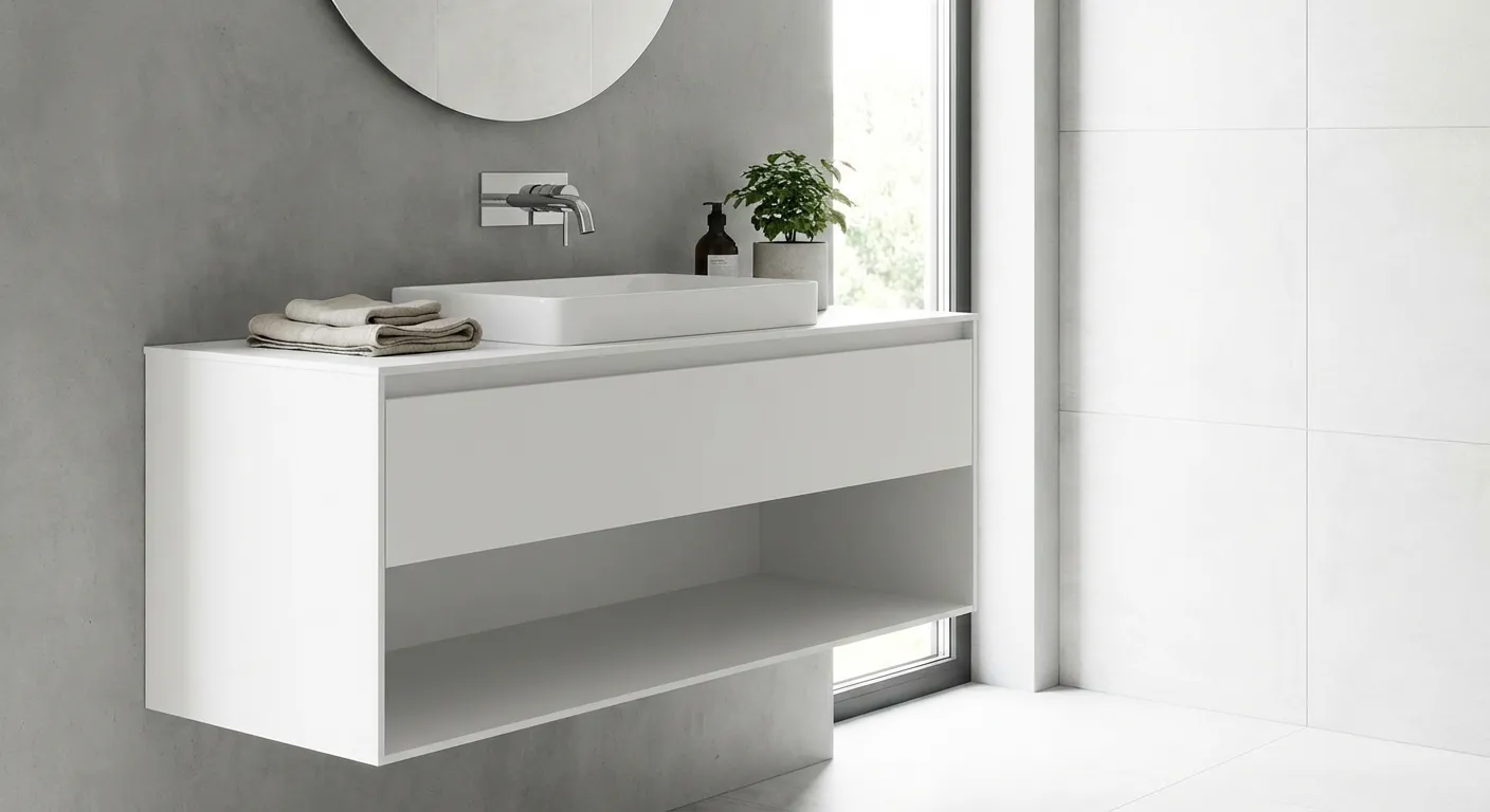 راهنمای کامل ارتفاع استاندارد روشویی کابینتی 25 روشویی کابینتی دیواری